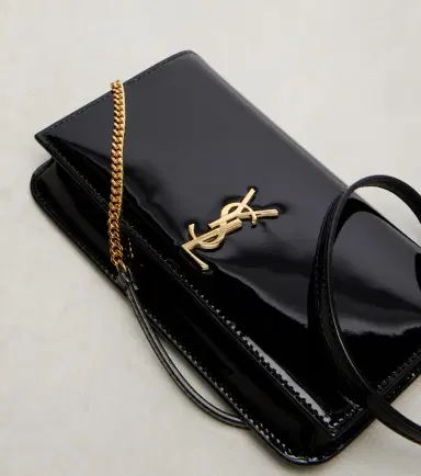 Saint Laurent Cassandre patent leather phone pouch | Thumbnail 4 Saint Laurent Cassandre patent leather phone pouch | Thumbnail 4