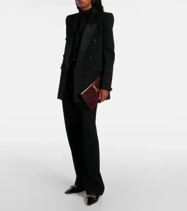 Saint Laurent Uptown patent leather clutch | Thumbnail 2 Saint Laurent Uptown patent leather clutch | Thumbnail 2