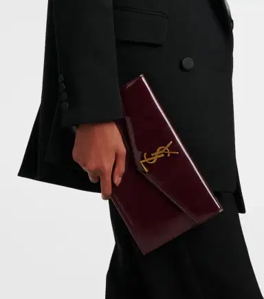 Saint Laurent Uptown patent leather clutch | Thumbnail 3 Saint Laurent Uptown patent leather clutch | Thumbnail 3