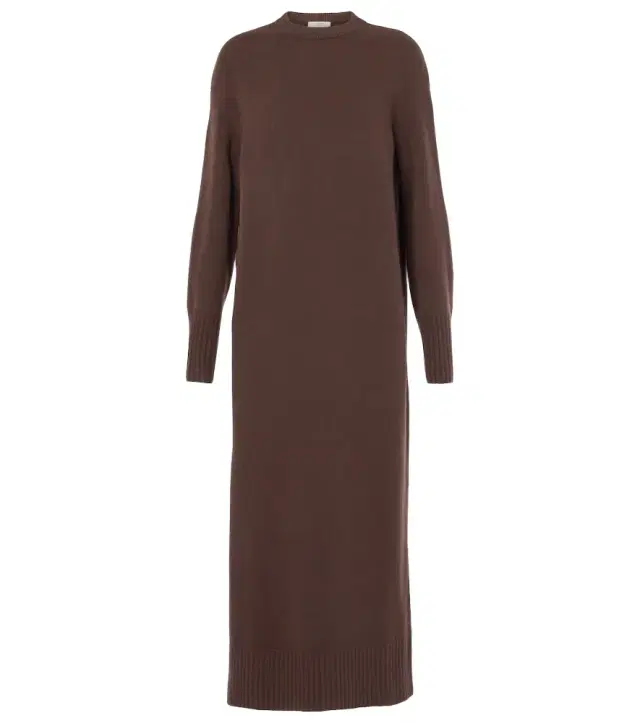 Fforme Ainsley wool and cashmere shift dress