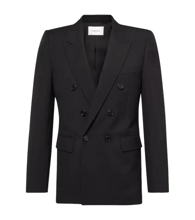 Saint Laurent Double-breasted wool blazer