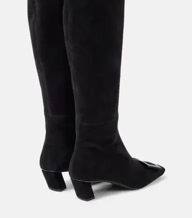 Roger Vivier Belle Vivier 45 suede over-the-knee boots | Thumbnail 3 Roger Vivier Belle Vivier 45 suede over-the-knee boots | Thumbnail 3