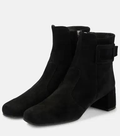 Roger Vivier Trés Vivier 45 suede ankle boots | Thumbnail 3