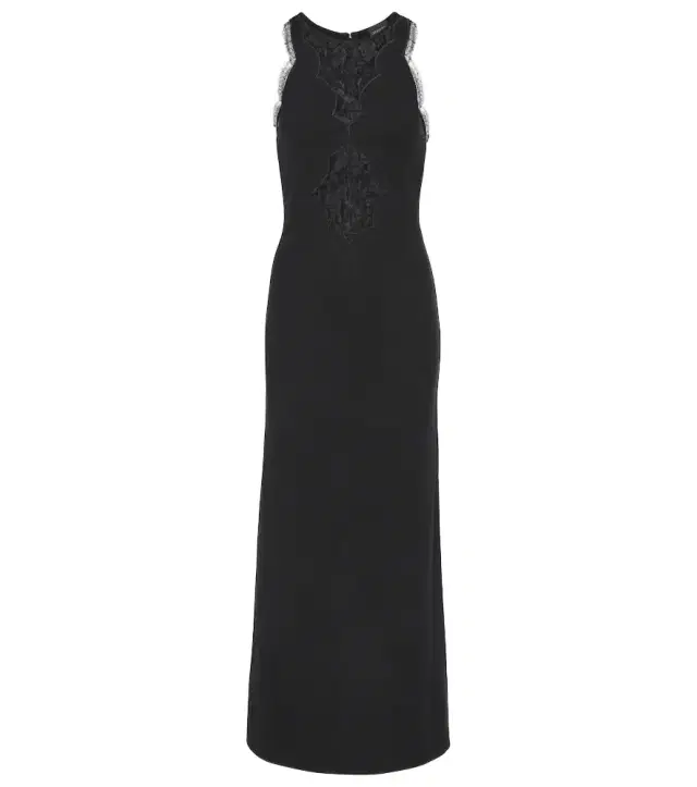 Giambattista Valli Lace-trimmed midi dress