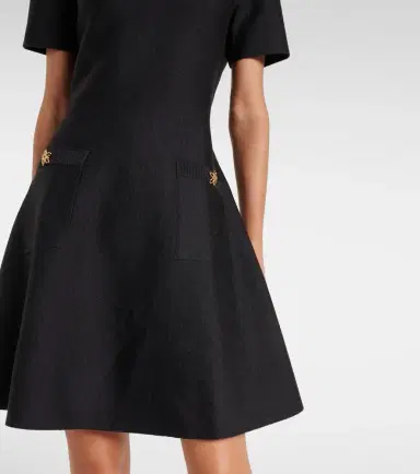 Oscar de la Renta Wool-blend minidress | Thumbnail 4 Oscar de la Renta Wool-blend minidress | Thumbnail 4
