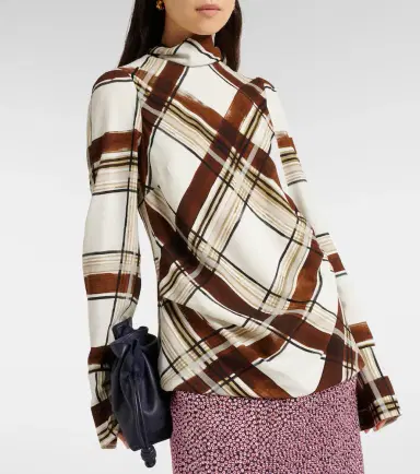 Dries Van Noten Checked top | Thumbnail 3