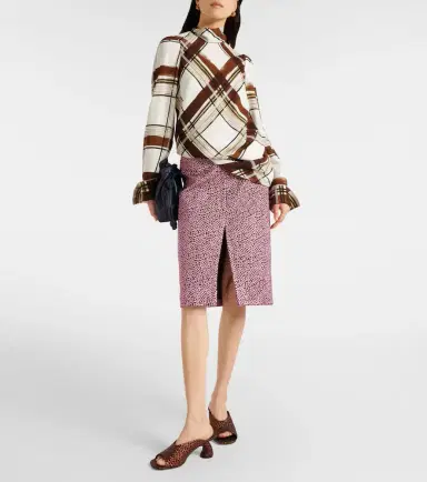 Dries Van Noten Checked top | Thumbnail 4