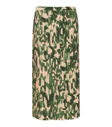 Dries Van Noten Printed pleated midi skirt | Thumbnail 1