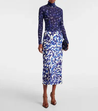 Dries Van Noten Printed midi skirt | Thumbnail 3