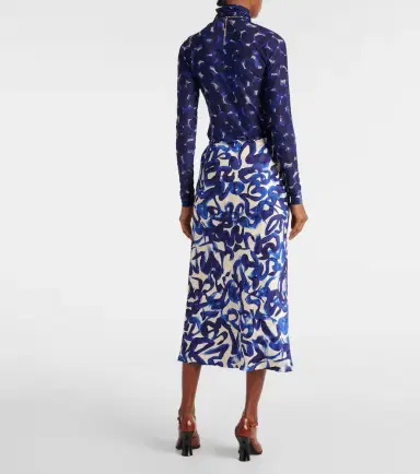 Dries Van Noten Printed midi skirt | Thumbnail 4