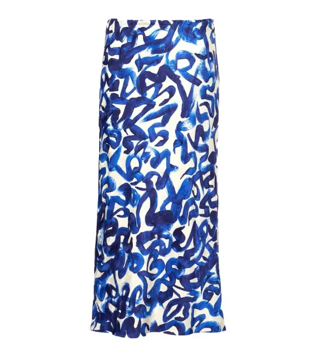 Dries Van Noten Printed midi skirt