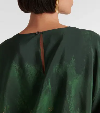 Dries Van Noten Ombré silk-blend top | Thumbnail 6
