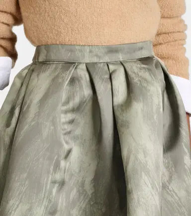 Dries Van Noten Satin midi skirt | Thumbnail 3