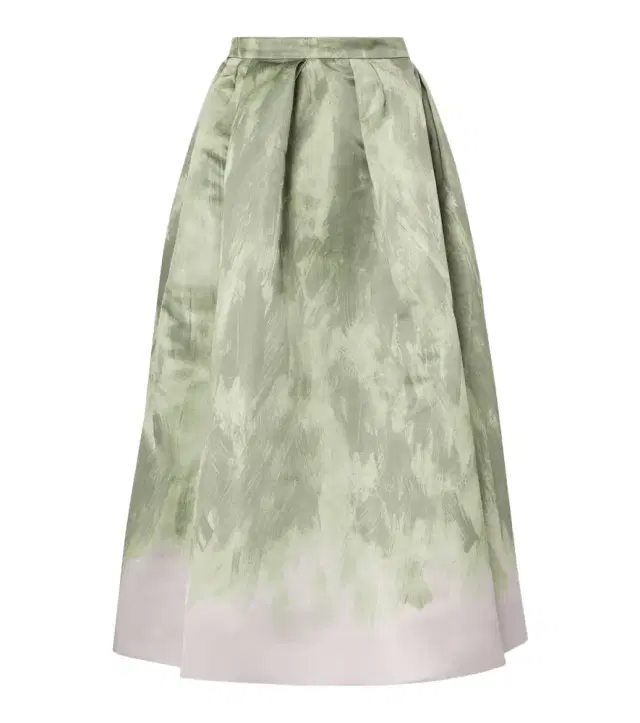 Dries Van Noten Satin midi skirt