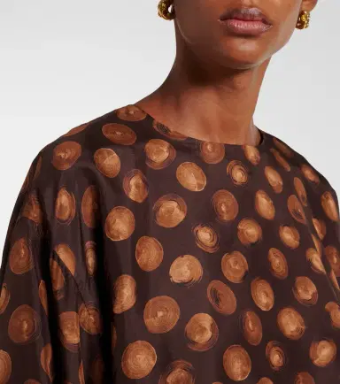 Dries Van Noten Printed satin blouse | Thumbnail 2