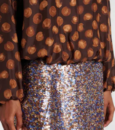 Dries Van Noten Printed satin blouse | Thumbnail 3