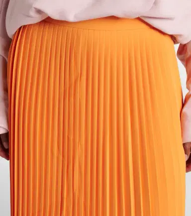 Dries Van Noten Colorblocked pleated midi skirt | Thumbnail 4