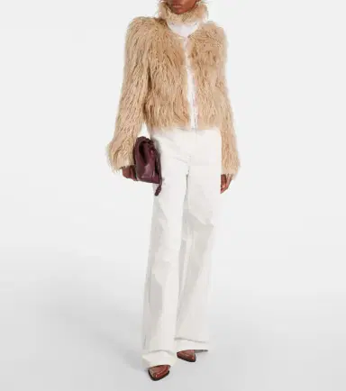 Dries Van Noten Faux fur jacket | Thumbnail 2