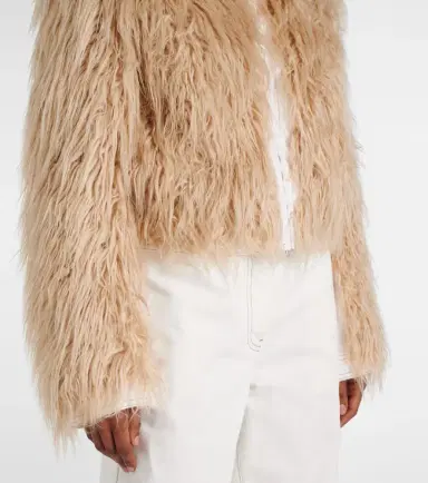 Dries Van Noten Faux fur jacket | Thumbnail 3