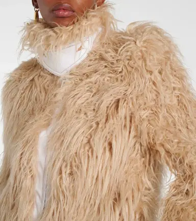 Dries Van Noten Faux fur jacket | Thumbnail 6