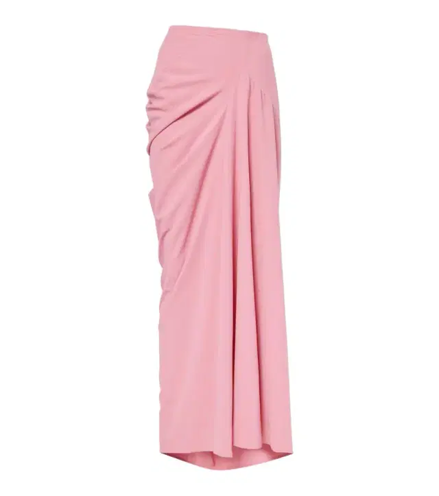 Dries Van Noten Draped crêpe maxi skirt