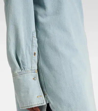 Dries Van Noten Denim turtleneck top | Thumbnail 4