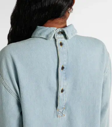 Dries Van Noten Denim turtleneck top | Thumbnail 6