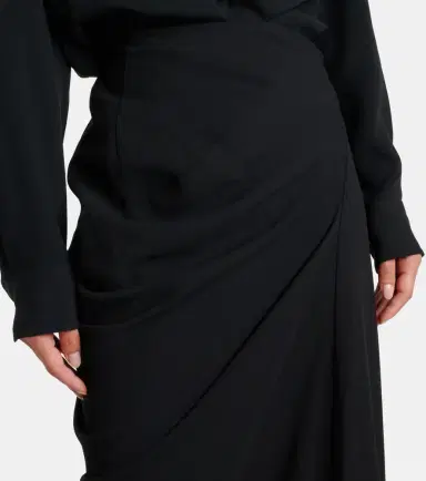 Dries Van Noten Draped maxi skirt | Thumbnail 3