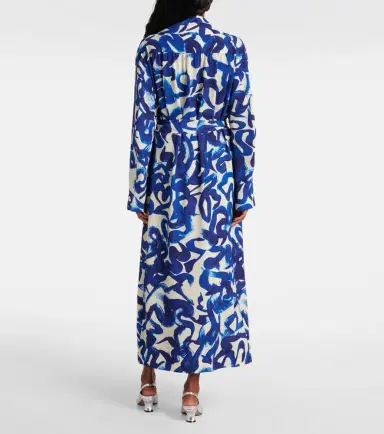 Dries Van Noten Printed wrap coat | Thumbnail 2
