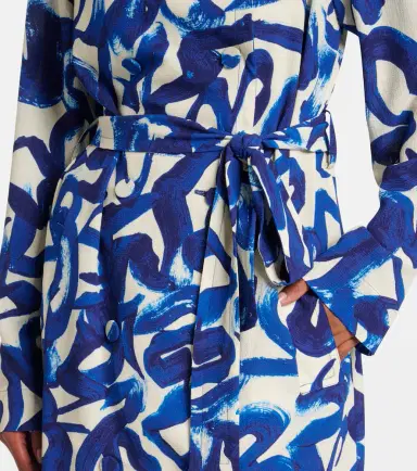 Dries Van Noten Printed wrap coat | Thumbnail 4