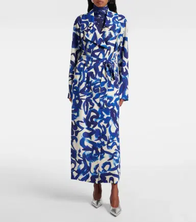 Dries Van Noten Printed wrap coat | Thumbnail 5