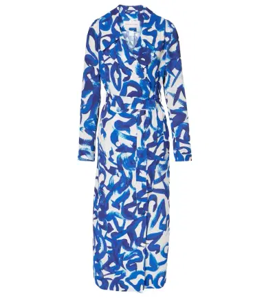 Dries Van Noten Printed wrap coat | Thumbnail 1