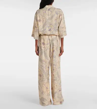 Dries Van Noten Floral wide-leg pants | Thumbnail 3