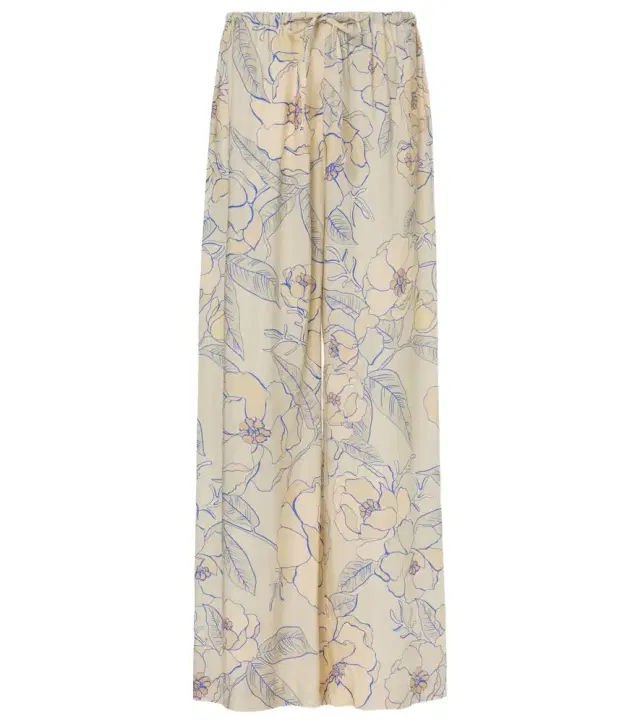 Dries Van Noten Floral wide-leg pants
