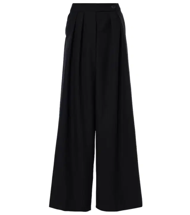 Dries Van Noten Pleated wool wide-leg pants