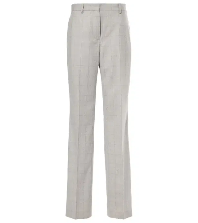 Dries Van Noten Checked wool straight pants