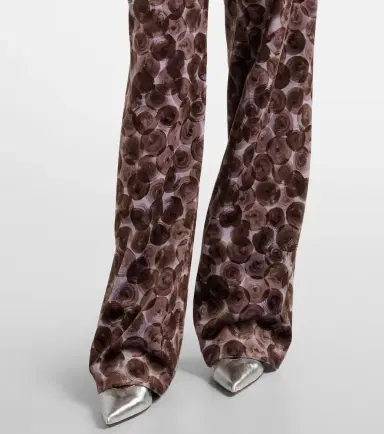 Dries Van Noten Pantera cotton-blend straight pants | Thumbnail 4