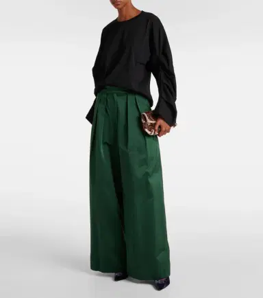 Dries Van Noten Ruched cotton jersey sweatshirt | Thumbnail 2