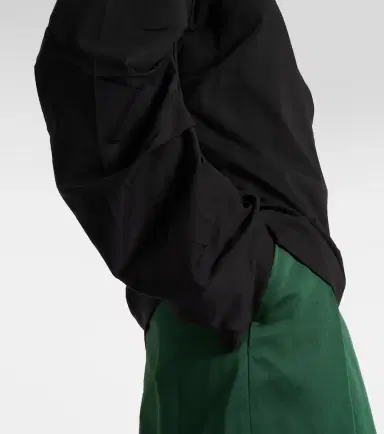 Dries Van Noten Ruched cotton jersey sweatshirt | Thumbnail 3