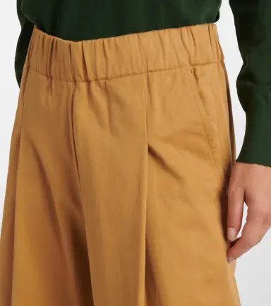 Dries Van Noten Cotton wide-leg pants | Thumbnail 3