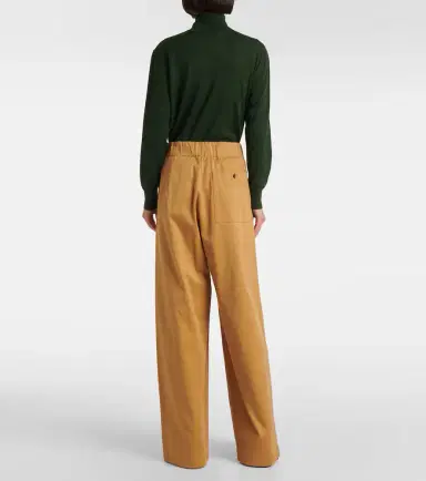 Dries Van Noten Cotton wide-leg pants | Thumbnail 6