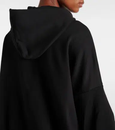 Dries Van Noten Oversized draped cotton jersey hoodie | Thumbnail 6