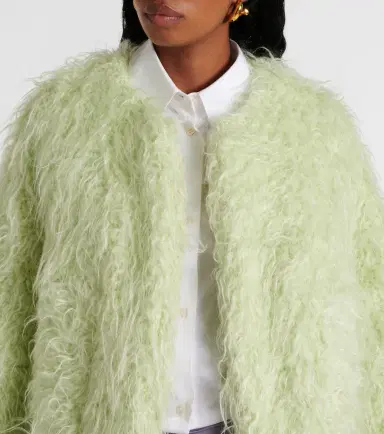 Dries Van Noten Faux shearling jacket | Thumbnail 5