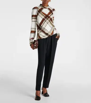 Dries Van Noten Pleated slim pants | Thumbnail 3