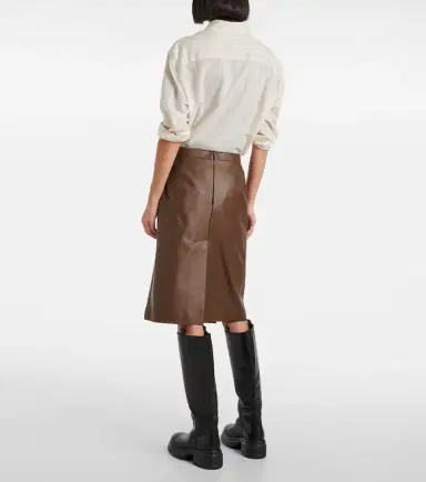 Tod's Leather pencil skirt | Thumbnail 3
