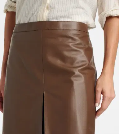 Tod's Leather pencil skirt | Thumbnail 5