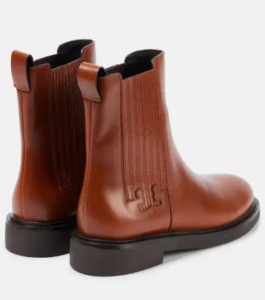 Tory Burch T Monogram leather Chelsea boots | Thumbnail 4