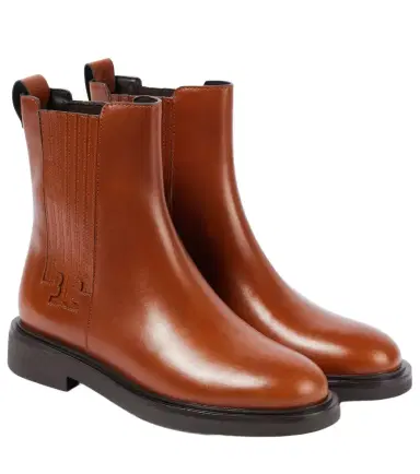 Tory Burch T Monogram leather Chelsea boots | Thumbnail 1