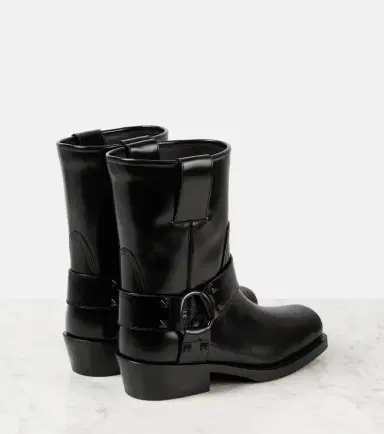 Valentino Garavani Rockstud leather biker boots | Thumbnail 2 Valentino Garavani Rockstud leather biker boots | Thumbnail 2