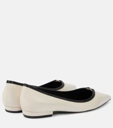 Tory Burch Double T leather ballet flats | Thumbnail 3 Tory Burch Double T leather ballet flats | Thumbnail 3